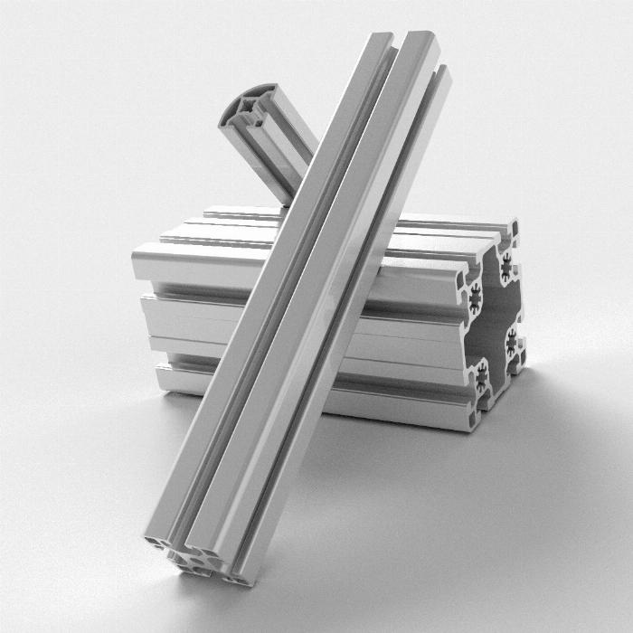 Aluminium profile 20x20 4 slots